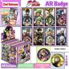 JoJo's Bizarre Adventure AR Blind Box Badge with Secret Rare Giorno Giovanna Dio Brando, Collectible Anime Merch, 75mm