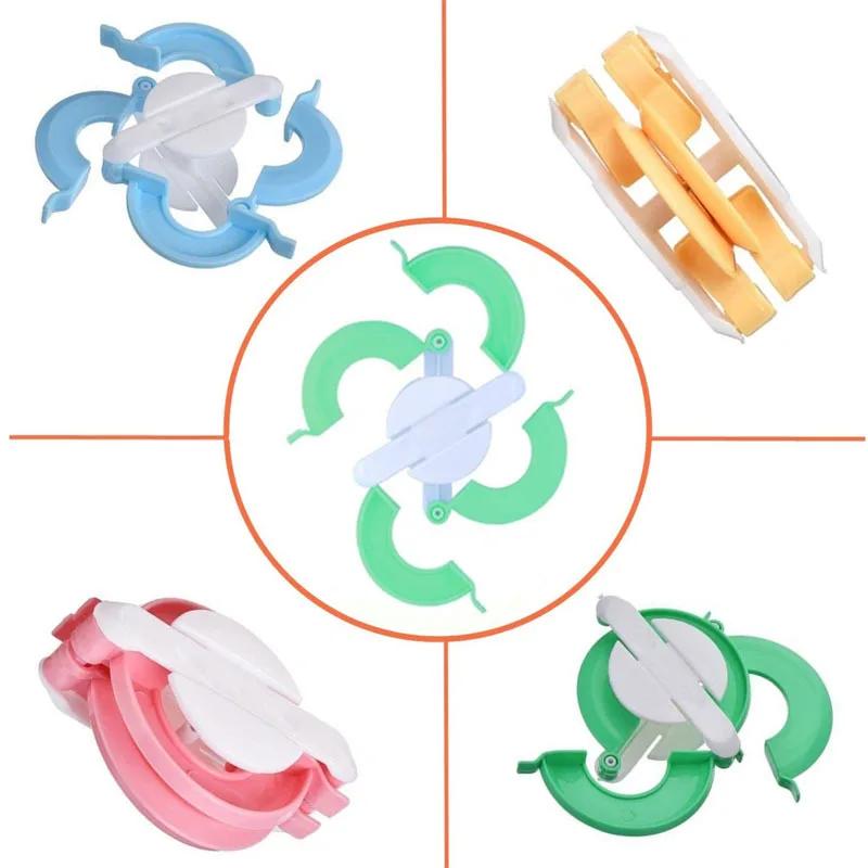 4pcs/set Weave Tool Pompon Braider Knitting Wool Ball Making Machine Pompon Maker Hairy Device Sewing Accessories Knitting Tools
