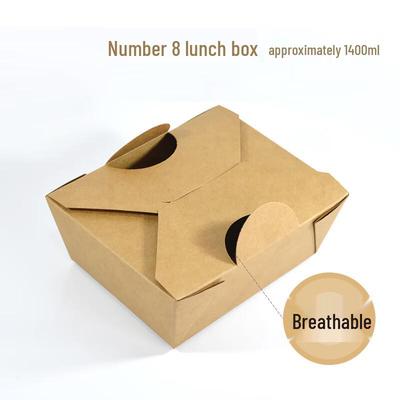 Kraft Paper Fried Chicken & Fries Boxes