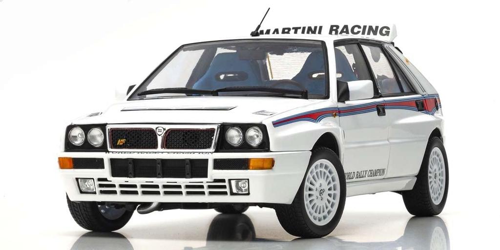 Kyosho Original Lancia Delta HF Integrale Integrale 6 White Finished Product KY8344E 1/18