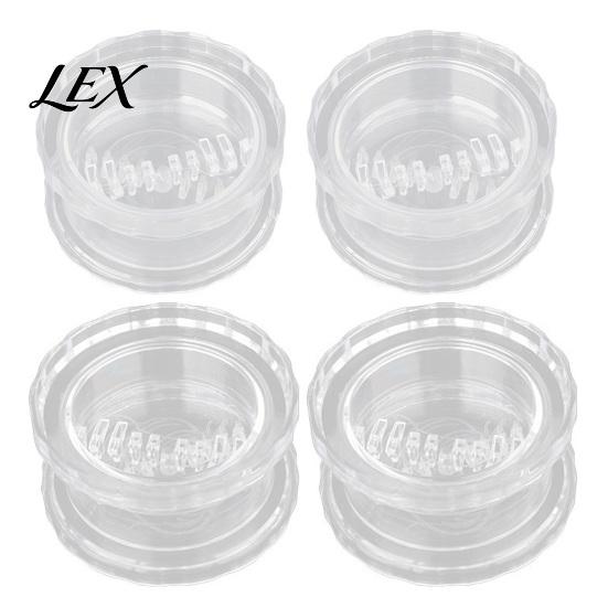 Hand Operated Garlic Press Mincer Tool, Multi-Purpose Manual Rotating Press, Bite-Teeth Crushing Clear Structure Masher, Transparent Easy To