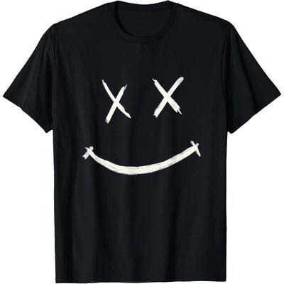 X Eyed Smily Face X Eyes Smiling Face Egirl Eboy Egirls Fun T-Shirt
