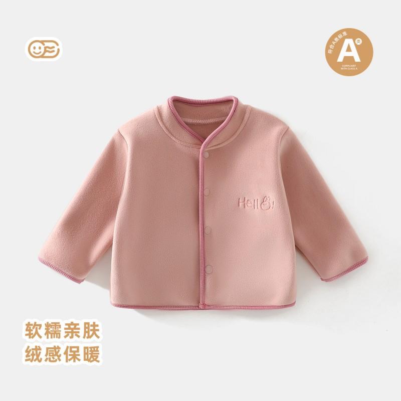 Baby Girls Fleece Cardigan Jacket Toddler Winter Warm Outerwear Kids Cute Casual Coat