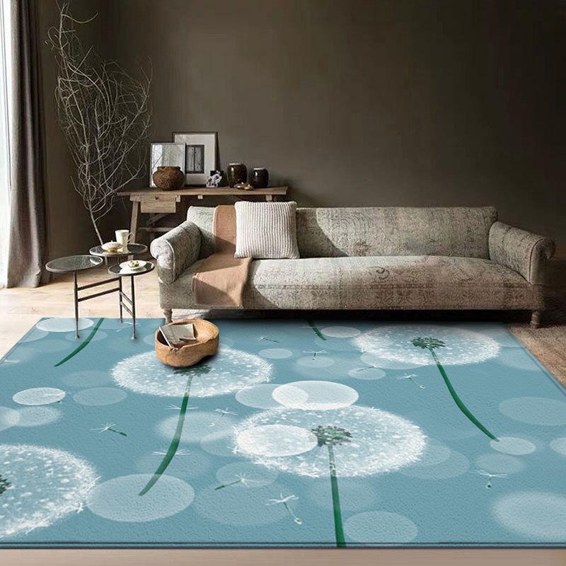 Lemon Leaf Kitchen Rug Planet Feather Velvet Rug For The Living Room Bedroom Decor Carpet Home Kitchen Bath Tapis