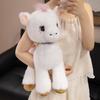 Hans Pony Doll Cute Simulation Pony Plush Toy Horse To Success Auspicious Muppet Gift