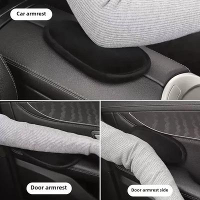 Pernă universală pentru genunchi pentru cotieră auto, Pad moale din piele pentru sprijinul piciorului pentru consola centrală și cotieră de ușă