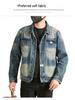 Xintang Retro Embroidered Men's Denim Workwear Jacket for Spring 2025
