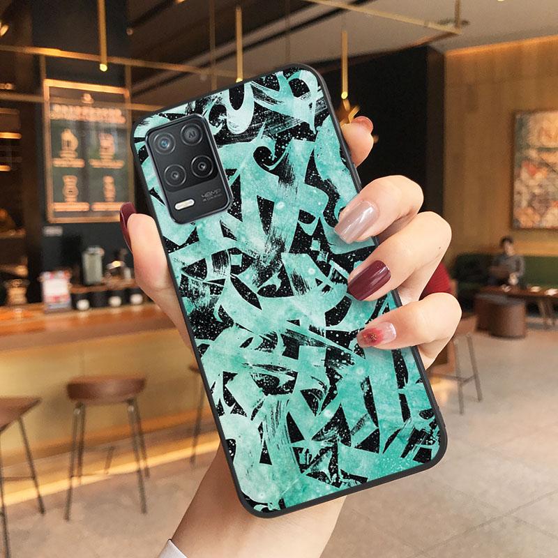 Pokras Lampas Graffiti Case for OPPO Realme GT 2 Pro X2 Pro XT C25S 8 7 6 Pro 6i Realme GT Master C3 C21 C21Y C11 X3 SuperZoom