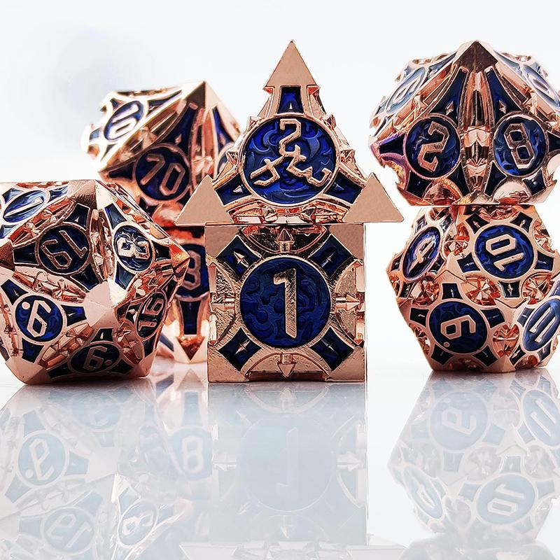 

7-в-1 вращающиеся игральные кости Dungeons & Dragons Polyhedron TRPG Cthulhu DND Dice Running настольная игра