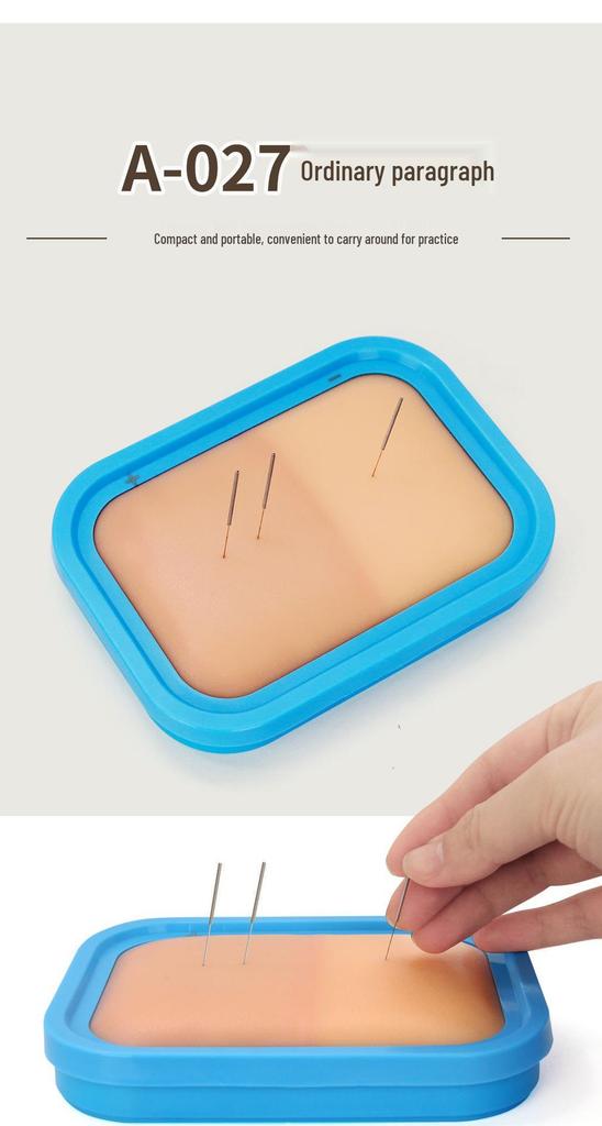 Beginner Acupuncture Student Practice Kit with Simulation Skin Model
