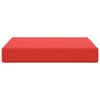 Outdoor Sofa Cushion Red 60 X 60 X 8 Cm Polyester