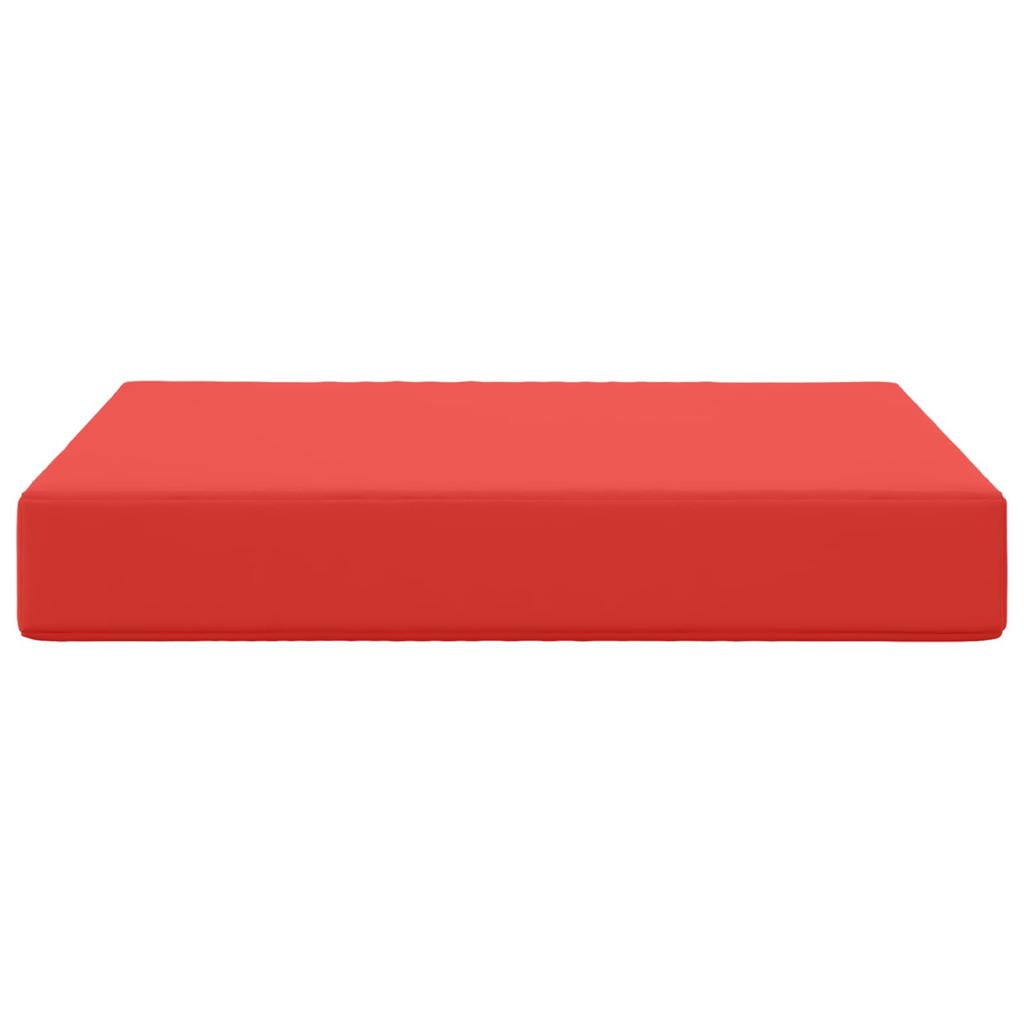 Outdoor Sofa Cushion Red 60 X 60 X 8 Cm Polyester