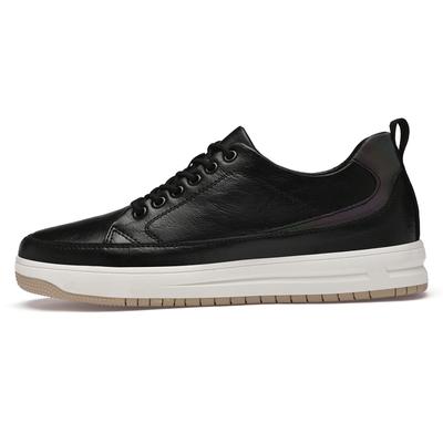Mens Casual Shoes Breathable White Leather Flats Slip On Fashion Driving Walking Skateboard Shoes Tennis Shoes for Male