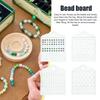 4Pcs Bead Counting Tray for Jewelry Making Plastic Sorting Board for 3/4/6/8mm Beads Sliding Divider Tool Craft Bead Sorting Organizer