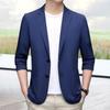 Herren Anzugmantel Revers Langarm Einreiher Anzug Farbe Jacke Uni Einzelne Taschen Business Formell Anzugmantel Arbeitskleidung