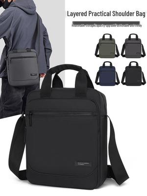 Men's Large Capacity Oxford Cloth Crossbody Bag - 2025 Spring Business & Casual Style