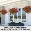 Hanging Flower Plant In Plastic Basket for Patios Garden Porch Deck Wedding Party Decorations