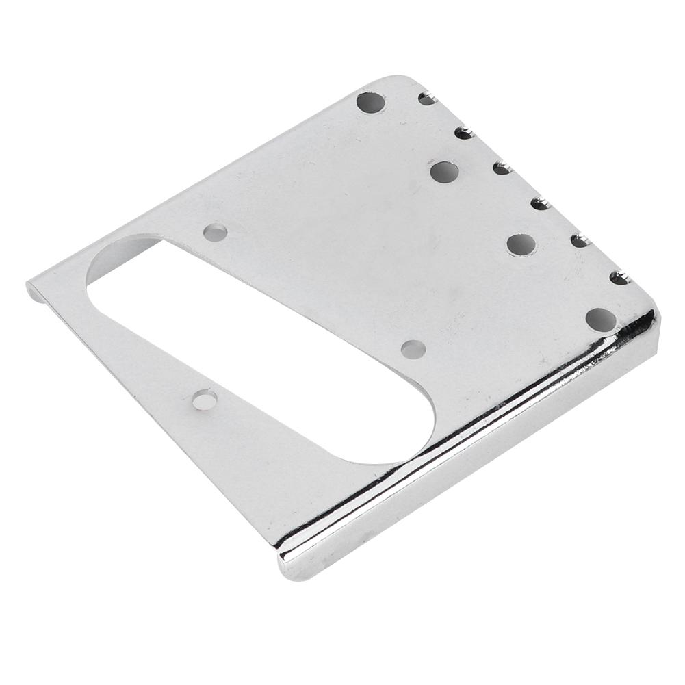 Electric Guitar Saddle Bridge 3‑Saddle Fixed for TL Set Replacement Electric InstrumentSilver