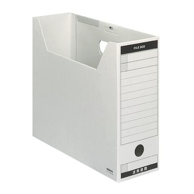 KOKUYO File Box A4 Thick Colored Cardboard with Lid Gray A4-LFBN-MZ