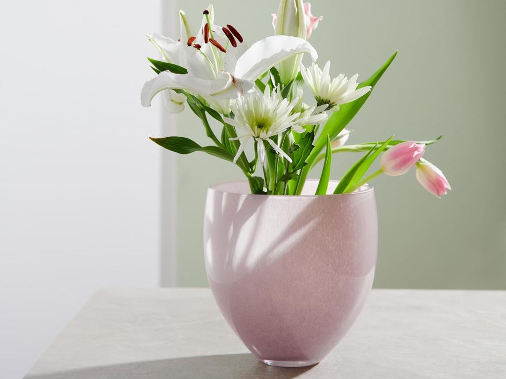 ASA Glass Flower Vase Height Oliveira Vase Small Vase Object, 15cm, TAS71011374,