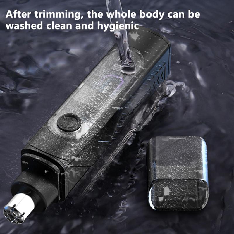 LED Portable Display Home Nose Hair Remover Electric Nose Hair Trimmer USB Charging Safety Face Hair Cleaning Care