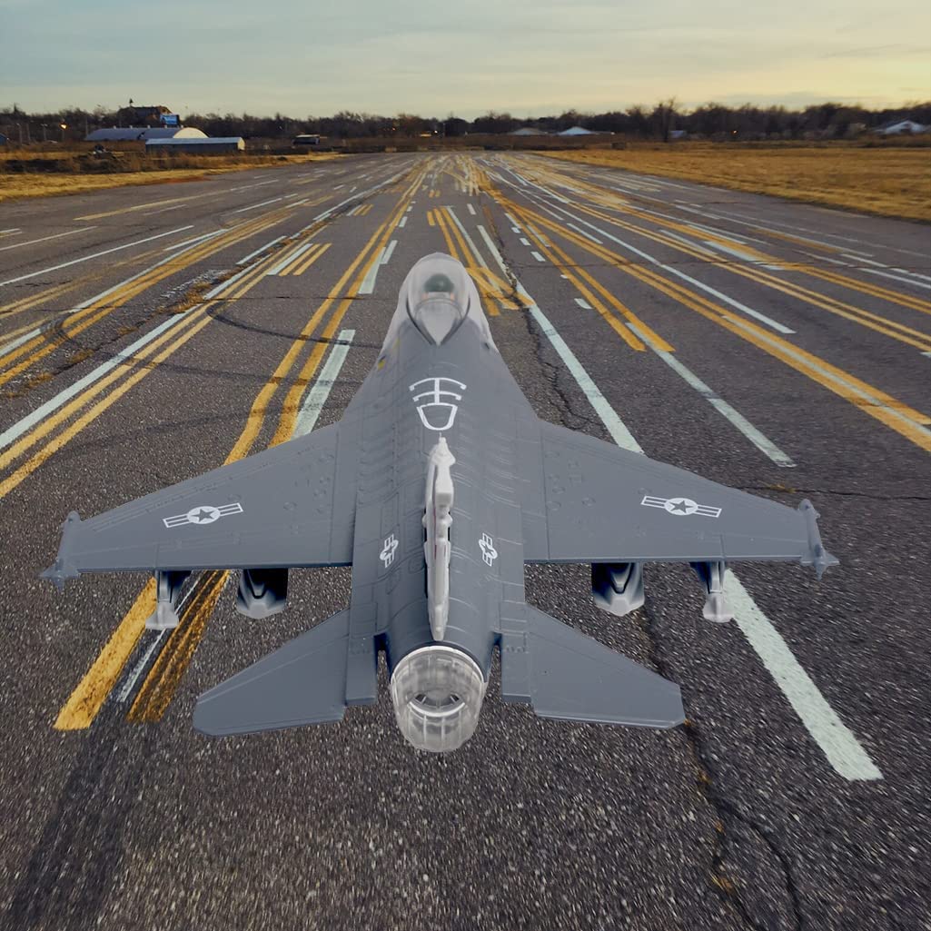 Литой под давлением F16 Fighting Falcon Модель самолета Армия ВВС Игрушки Военный самолет — фото 10