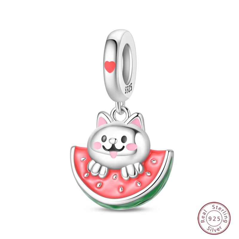 Copper Beaded Pendant Donut Dessert Cake Original 3Mm Bracelet Women Fine Jewelry