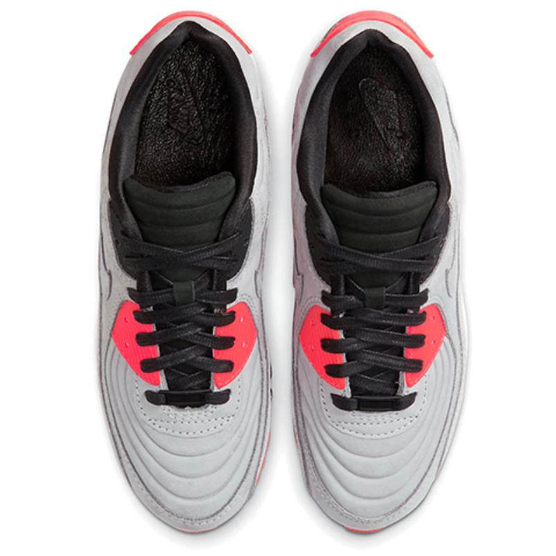 Nike Air Max 90 Qs Lux 'Night Silver Crimson' Sneakers Casual Shoes CZ7656-001