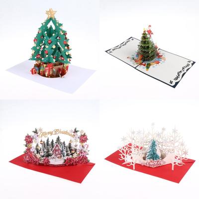 Cartão Decorativo 3D de Papai Noel de Natal | Perfeito Para Ocasiões Festivas | Ótimo Presente Para Pais, Irmãos, Professores, Colegas de Classe
