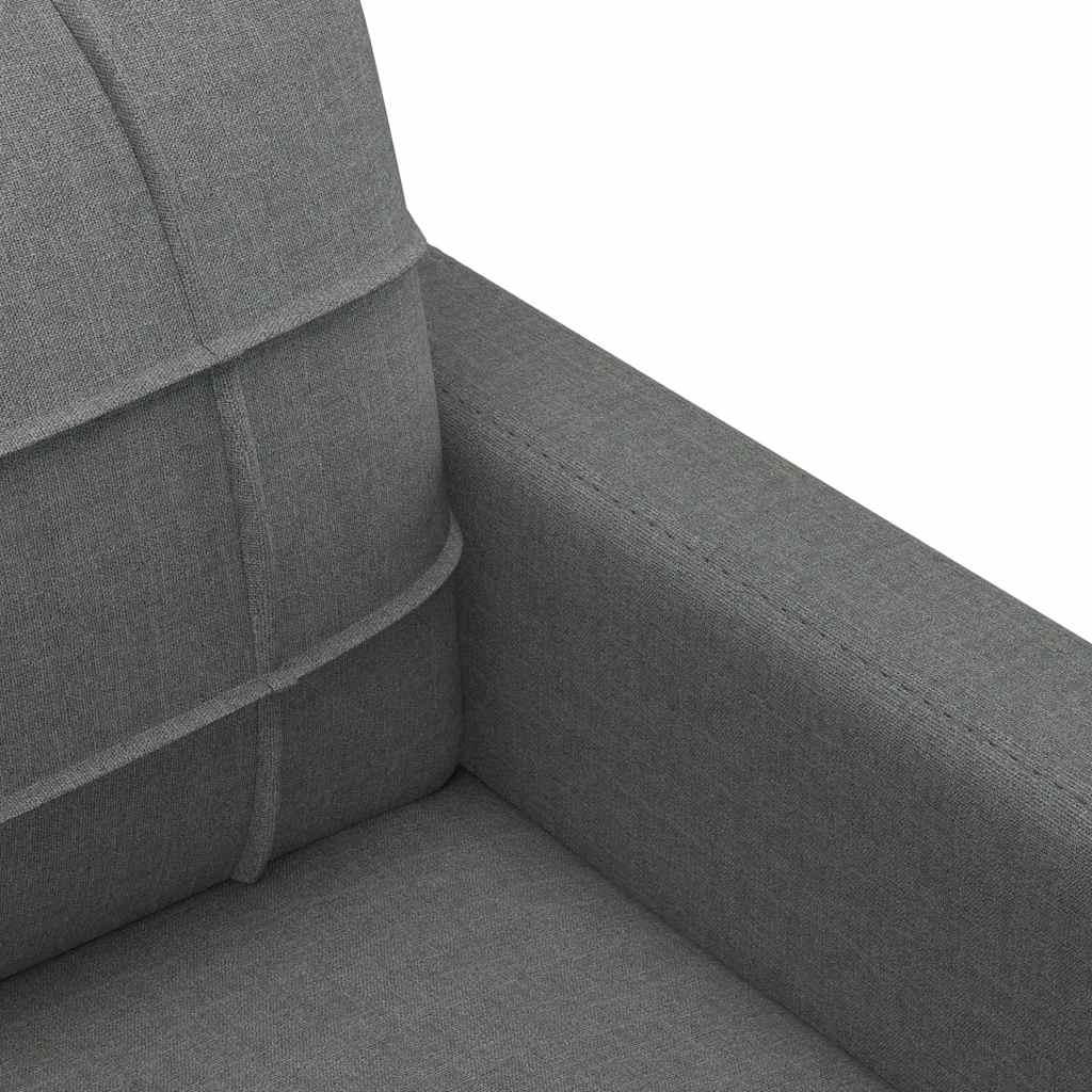 Vidaxl Armchair, Dark Gray, 60 Cm, Upholstered In Fabric