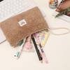 New Plush High-capacity Bear IconTravel Cosmetic Lipstick Storage Bag Women Makeup Kits Handbags Wallet Pencil Case Pouch Bags