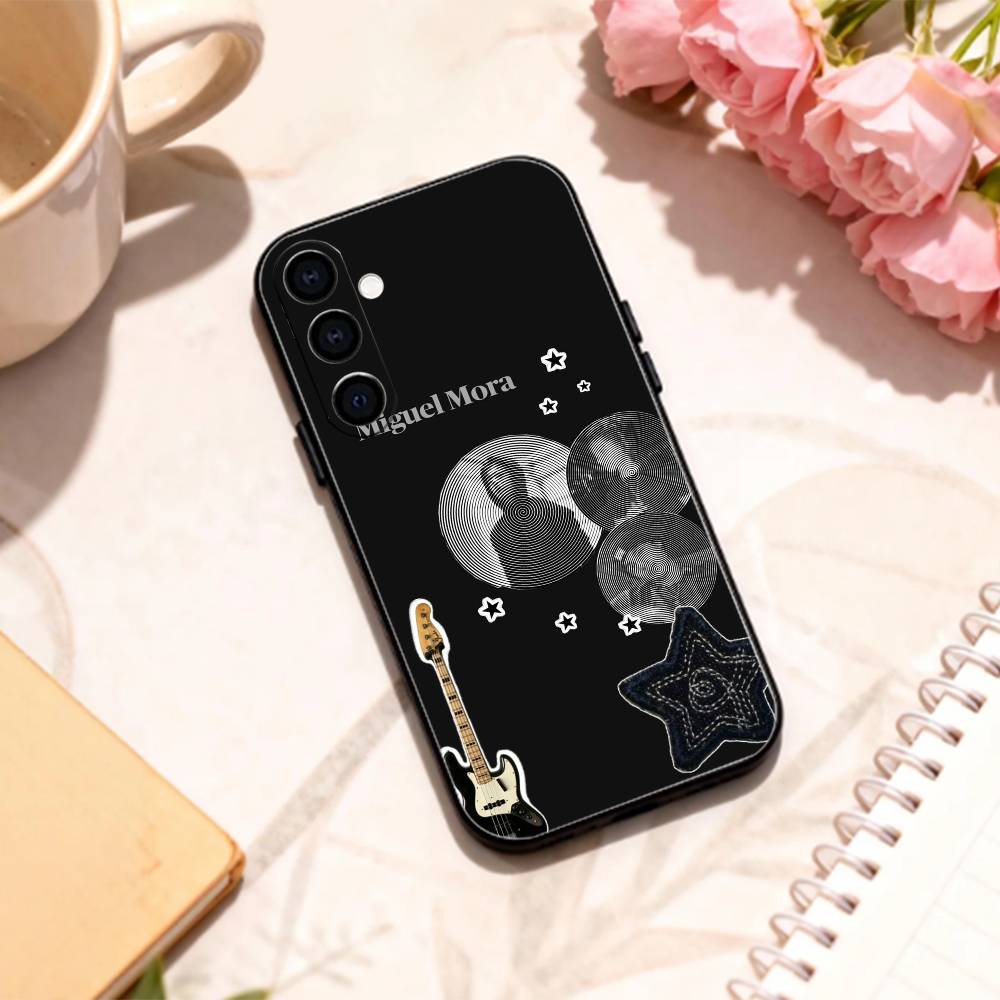 Coole M-Miguel M-Mora Handyhülle für Samsung Galaxy A73, A72, A71, A70, A53, A52, A51, Andere Weiche Schwarze Hülle