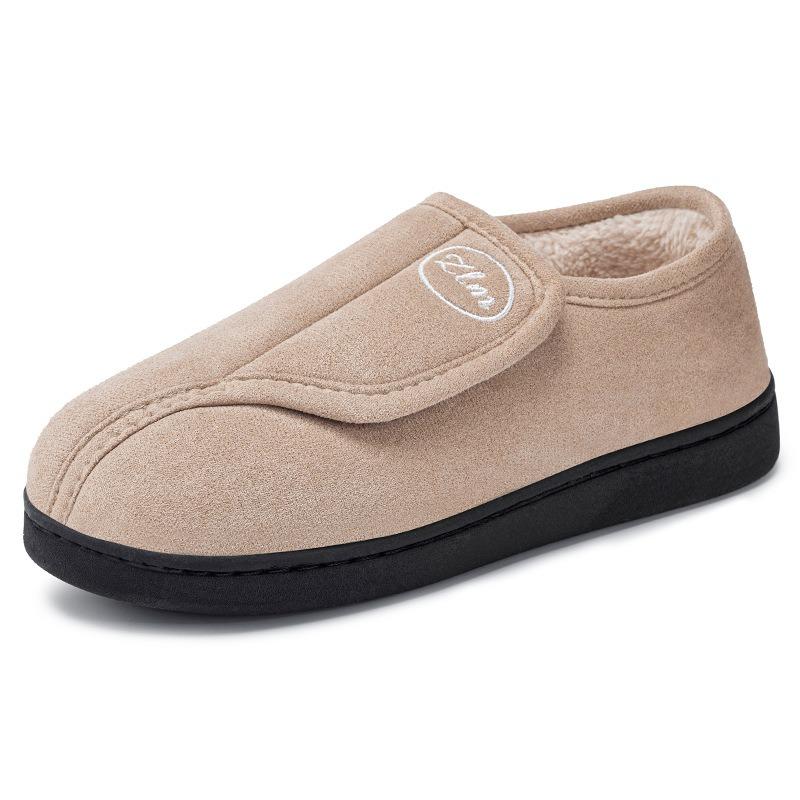 Cotton shoes winter women's TEU home warm slippers lazy shoes large size fluffy shoes coral fleece lazy shoes