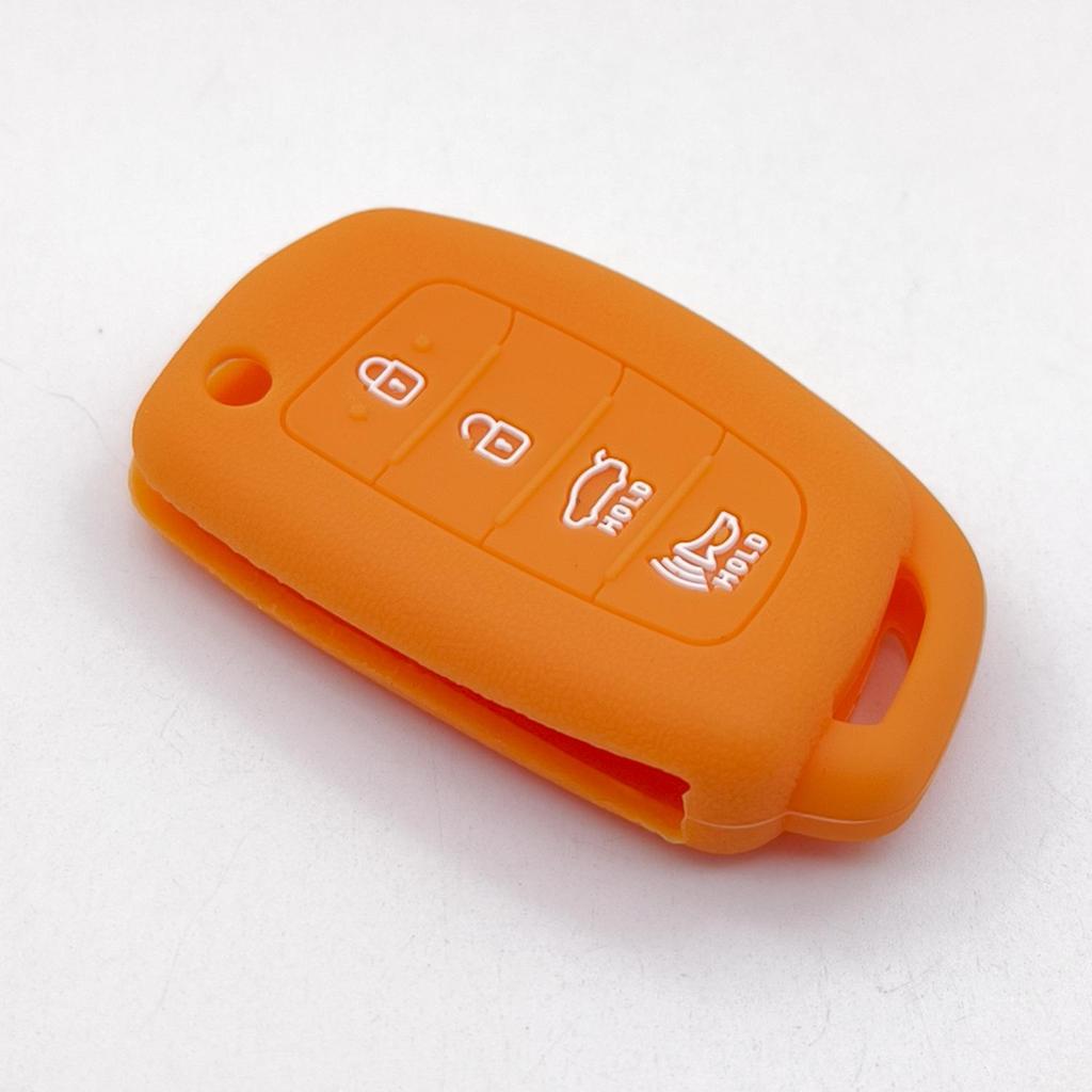 Modern Santa Fe ix35 Foldable Remote Key Silicone Protective Case