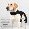 Adjustable Dog Rear Leg Brace Breathable Elbow Protection Cover Dog Knee Brace  Wound Protection