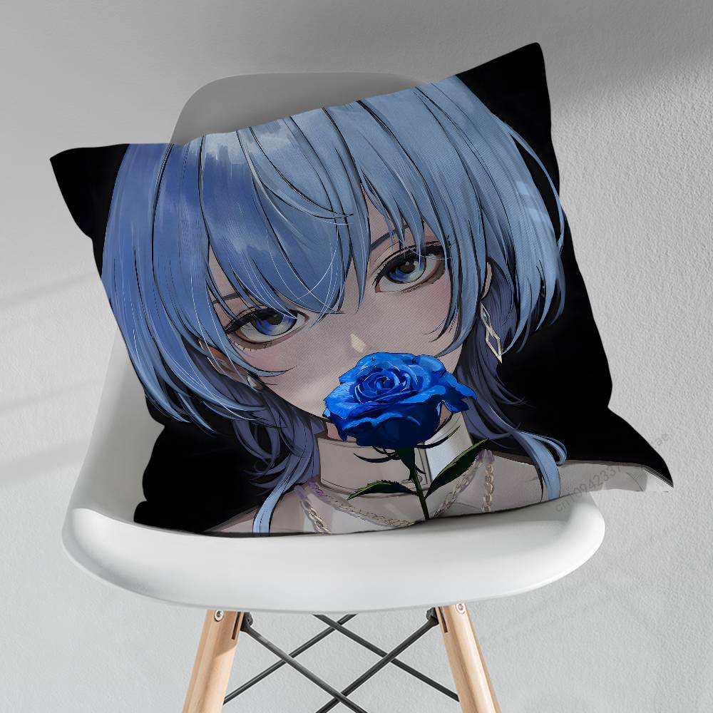 HHoshimachi SSuisei Throw Pillow Case Living Room Sofa Cushion Cover For Home Bedroom Decoration Protector