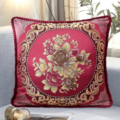 Stylish Smooth Zipper Dustproof Anti-fade 45x45cm Flower Pattern Sofa Car Cushion Cover Home Decor Sofa Cushion Cover