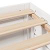 Solid Wood Bed without Mattress with Drawers White 150 x 200 cm