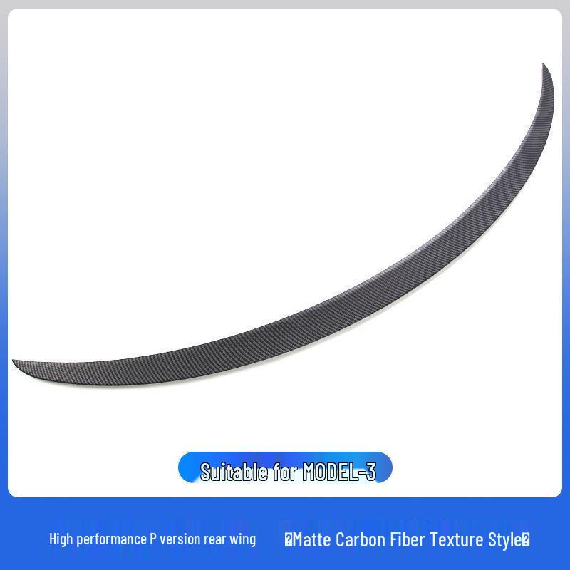 Tesla Model 3/Y High-Performance Carbon Fiber Rear Spoiler