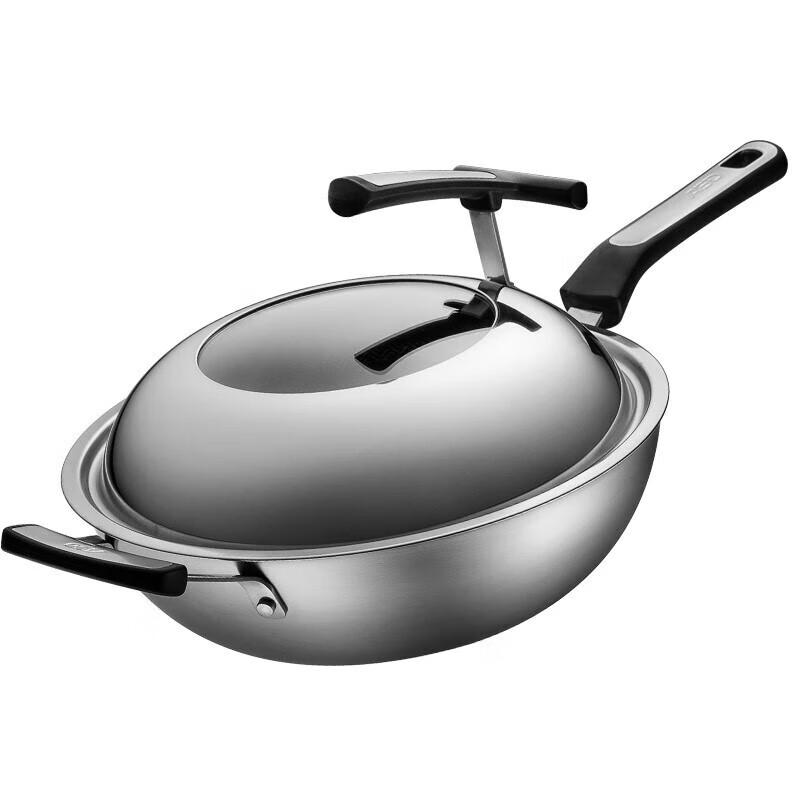 ASD 30cm Honeycomb Flat-Bottom Non-stick Wok