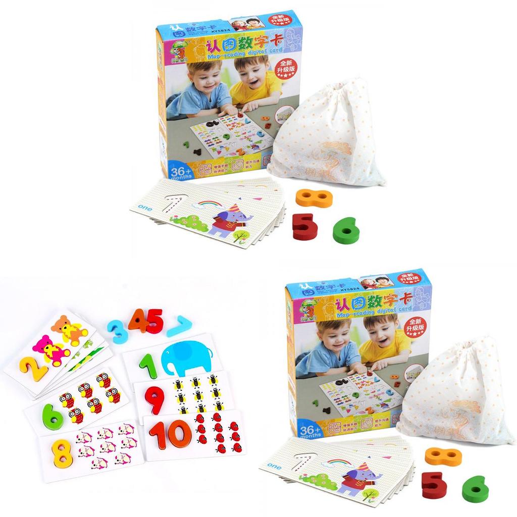 Wooden Number Puzzle Toy For Kids Educational Play With Montessori Learning For Early Development