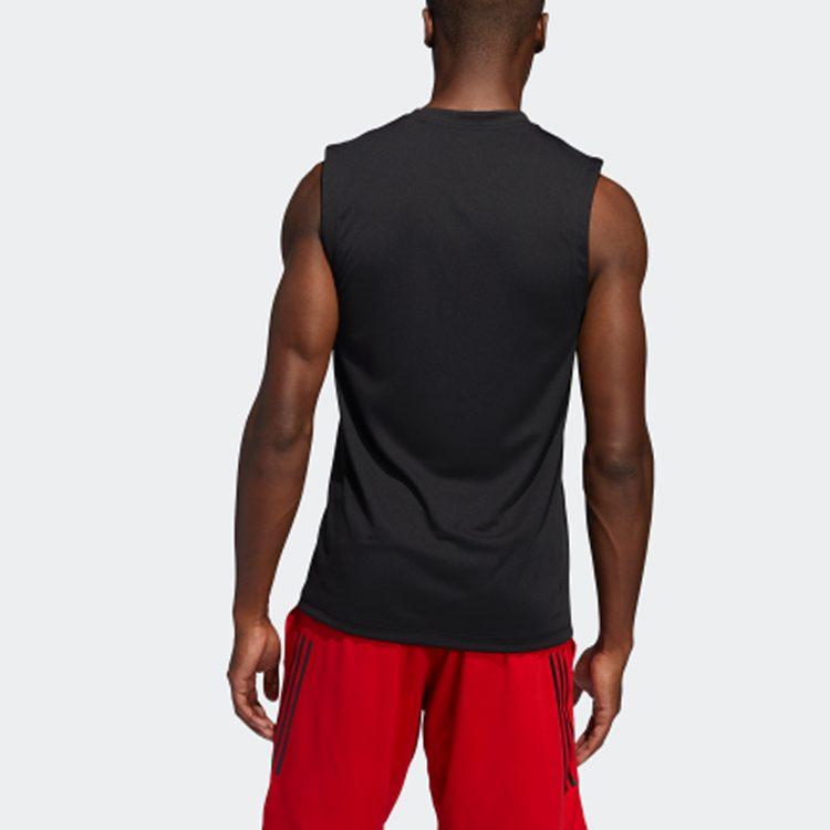 Adidas Tank Tops Men's Black Straight Fit FL4317