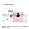 Portable Bluetooth Mini Thermal Printer: Inkless Label & Photo Printer for Students