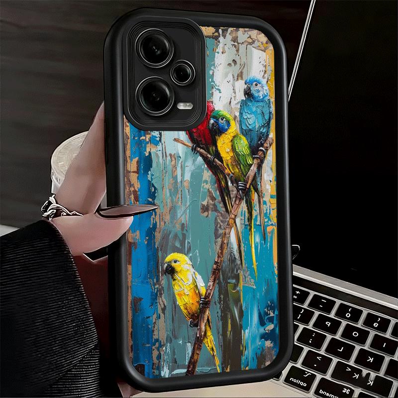 

Bird Oil Painting Style Soft Phone Case for Xiaomi Poco X7 X6 X5 Pro X4 Gt X3 F7 Ultra M8 M7 Redmi 15C 15 14C 13 13C 12 12C 10 1 Xiaomi Poco F7 Ultra