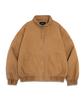 Underoff Washed Cotton Padded Zip-Up Blouson Camel
