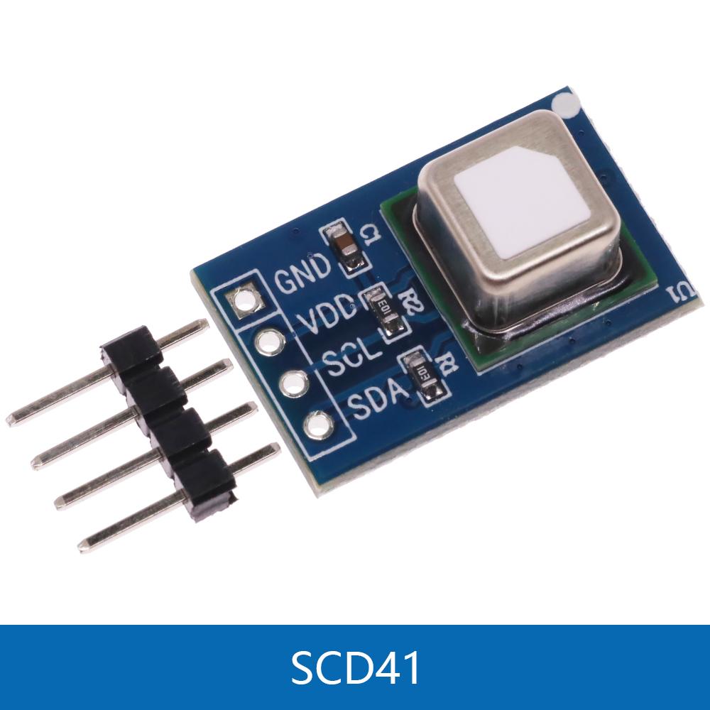 SCD40 SCD41 Gas Sensor Module Detects CO2 Carbon Dioxide Temperature And Humidity In One Sensor I2C Communication