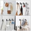 SARIHOSY Wandset van Wandhanger Opbergkapstok en Hoedhaken voor Kleding lbs Gewichtscapaciteit Haken, 5, Haken, Wandmontage Organisatie, 23.6 (10 kg)