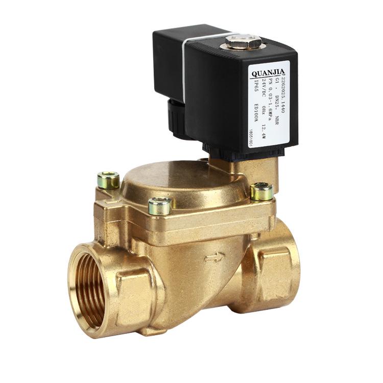 Explosion-Proof Brass Solenoid Valve with Pilot-Type Diaphragm, 2-Point to 2-Inch Diameter for Water