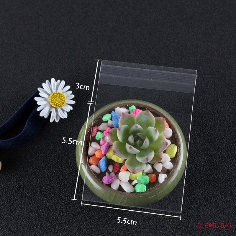100Pcs Gift Packing Bag Plastic Biscuits Packaging Bread Baking Supplies White Dot candy Cookies Package Party wedding decor