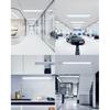 LED Ceiling Light Fixture, 2FT/3FT/4FT Waterproof Tube Light for Bathroom, Kitchen, Corridor, Garage, Warehouse, Basement, Vanity and Office